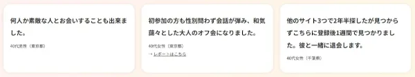 シンシアリーユアーズ利用者の声