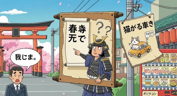 不自然な日本語や文法のイメージ画像