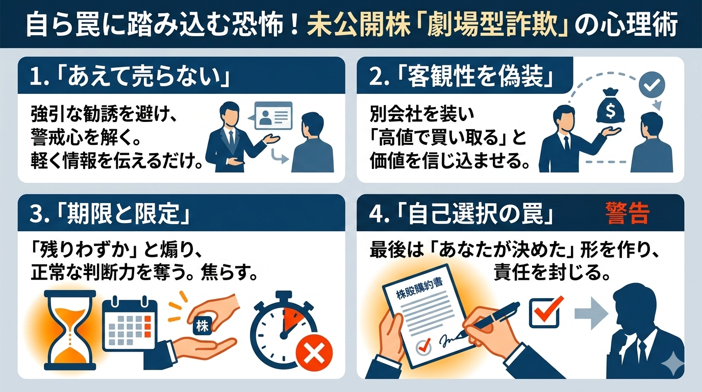 未公開株劇場型詐欺