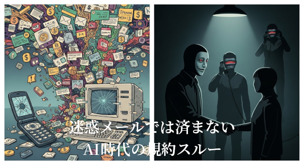 迷惑メールでは済まないAI時代の規約スルー