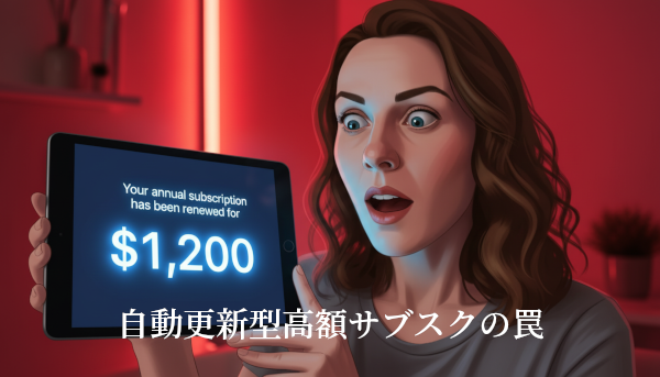 自動更新型高額サブスクの罠