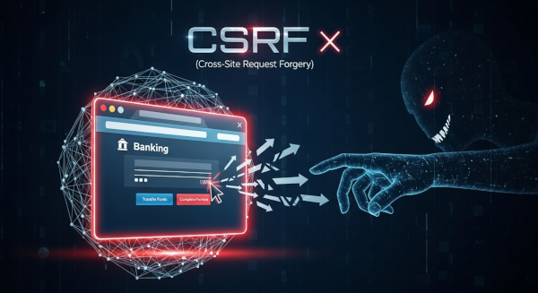 CSRF攻撃のイメージ