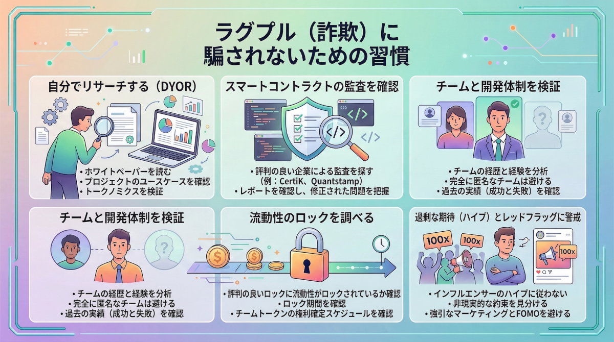ラグプルに騙されないための習慣