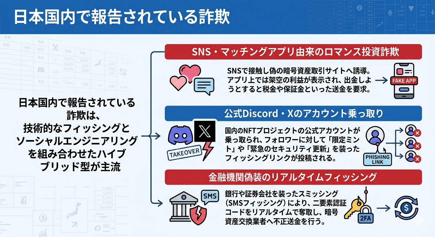 日本にまつわるWeb3フィッシング３つの事例