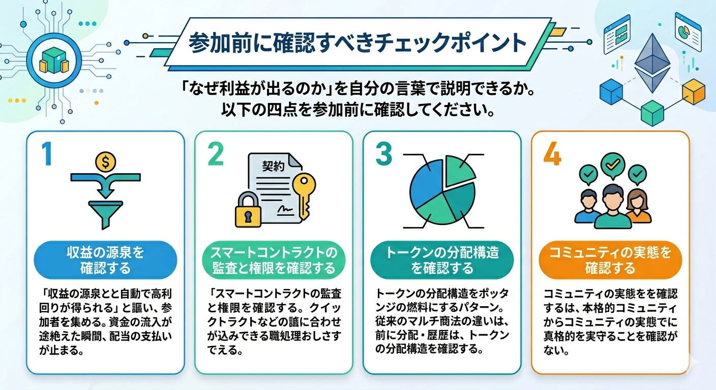 暗号資産参加前に確認すべきチェックポイント