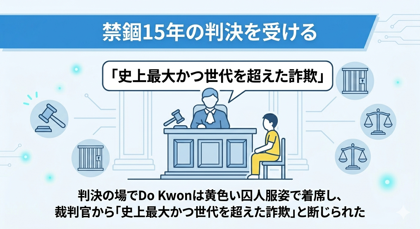 禁錮15年の判決を受ける