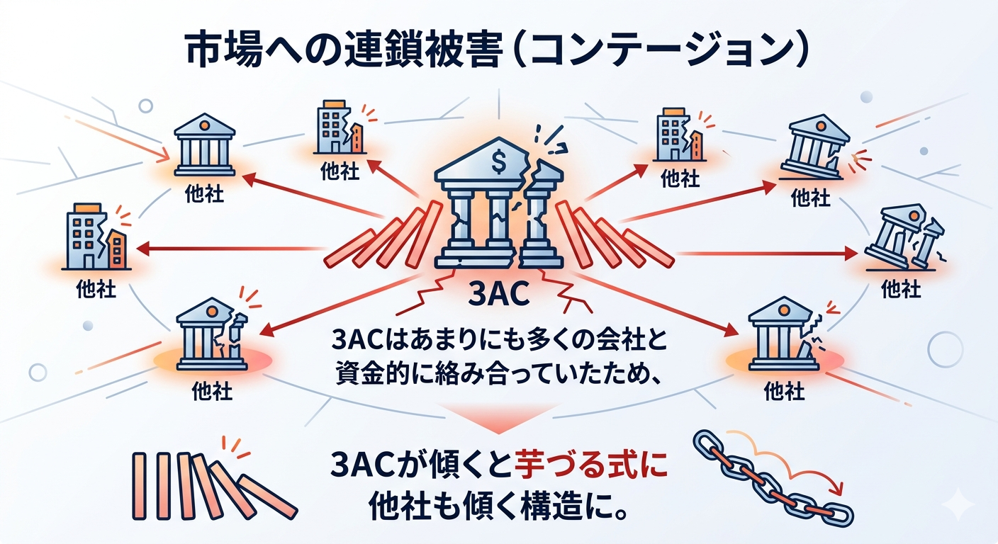 止まらない市場への連鎖被害