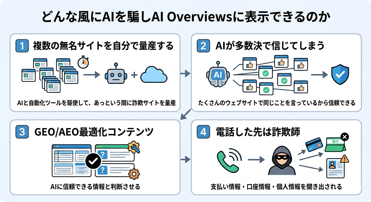 詐欺師はどうやってAIを騙すのか