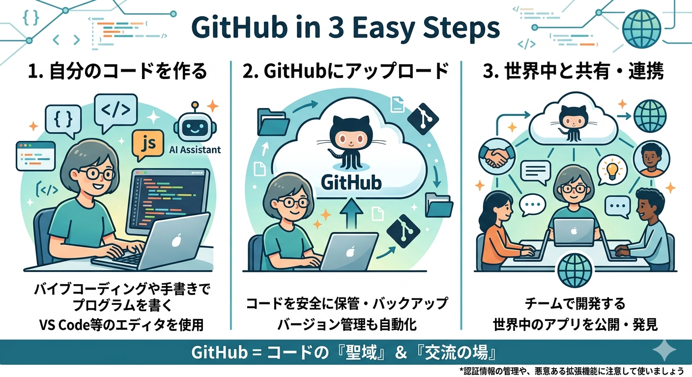 GitHubの概要説明図