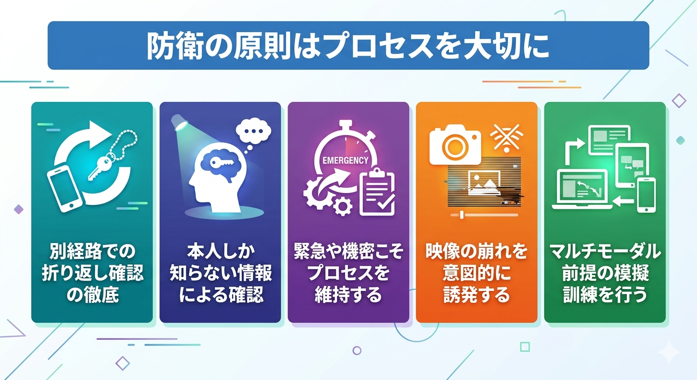 マルチモーダルBEC対策で大切な５つのプロセス