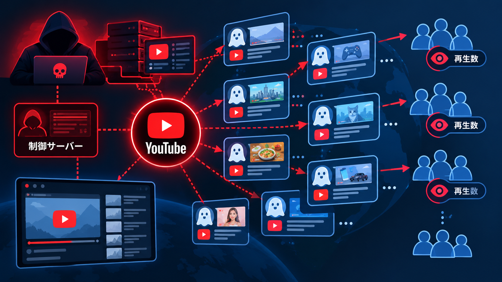 YouTube Ghost Networkのイメージ