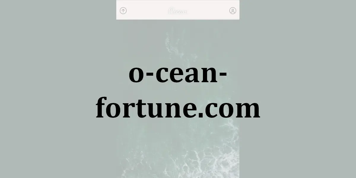 o-cean-fortune.com